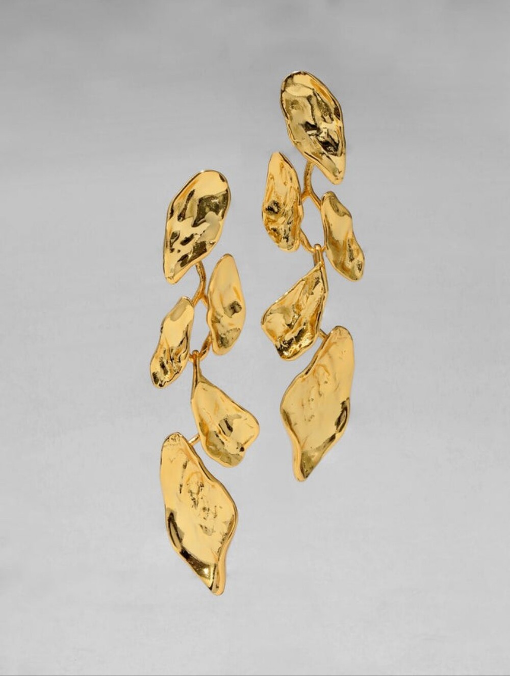Alexis Bittar Mosaic Molten Gold Post Earring